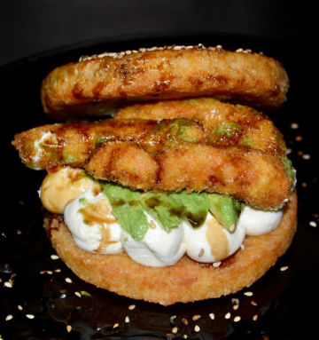 Burger de Langostinos Apanados