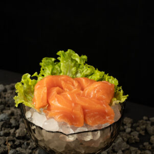 Sashimi de salmón (6u)